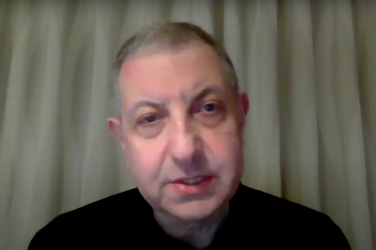 Zurab Noghaideli during a video interview